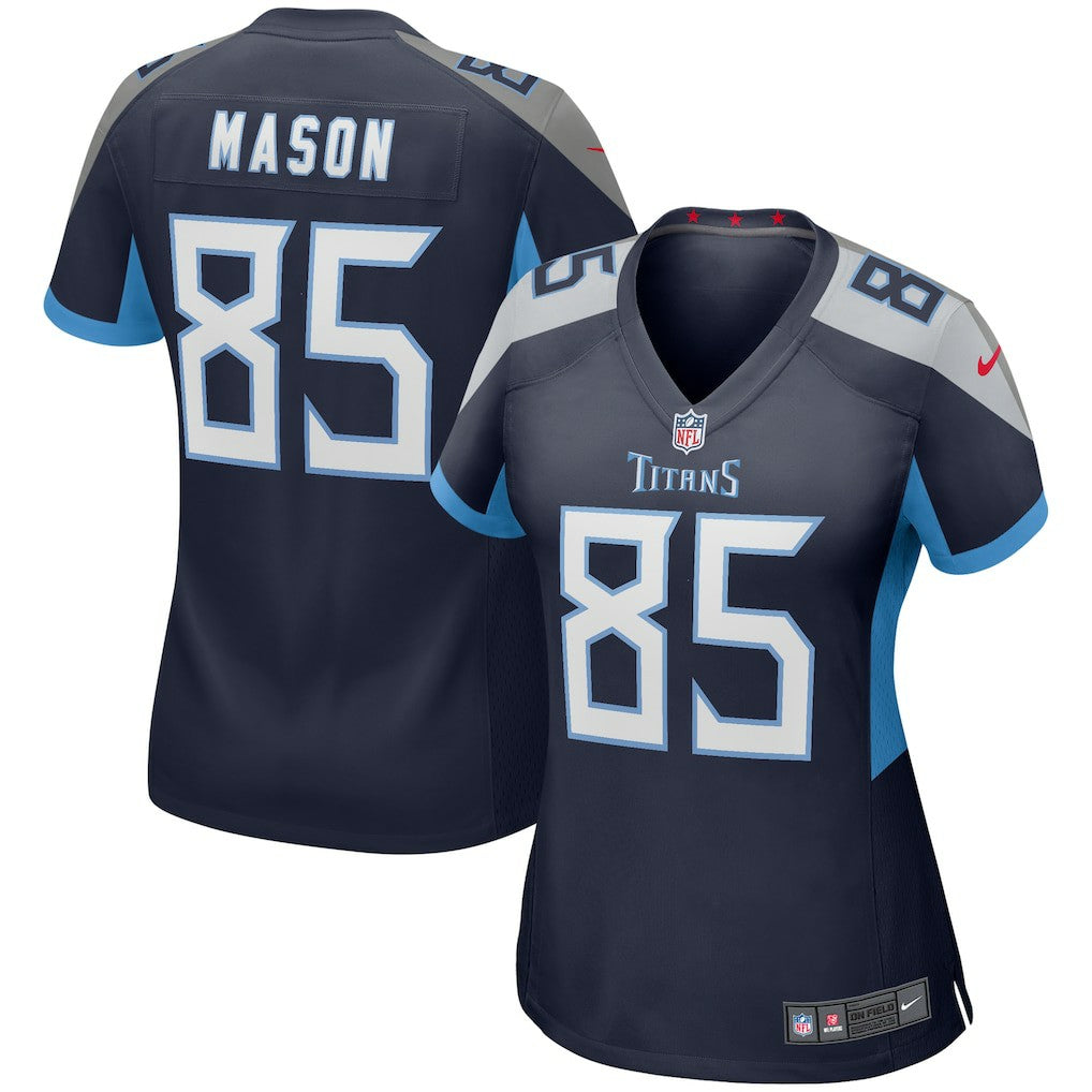 Derrick Mason  Women's Game Retired Player Jersey - Tennessee Titans Jerseys