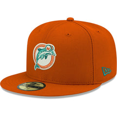 Omaha Throwback 59FIFTY Fitted Hat - Miami Dolphins Hats