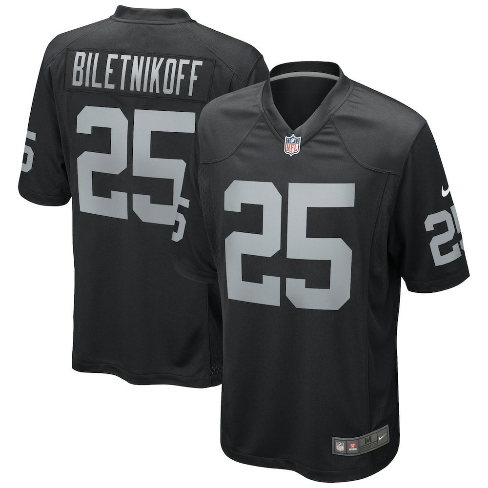Fred Biletnikoff  Game Retired Player Jersey - Las Vegas Raiders Jerseys