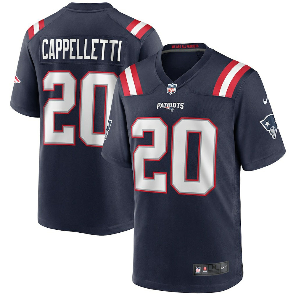 Gino Cappelletti  Game Retired Player Jersey - New England Patriots Jerseys