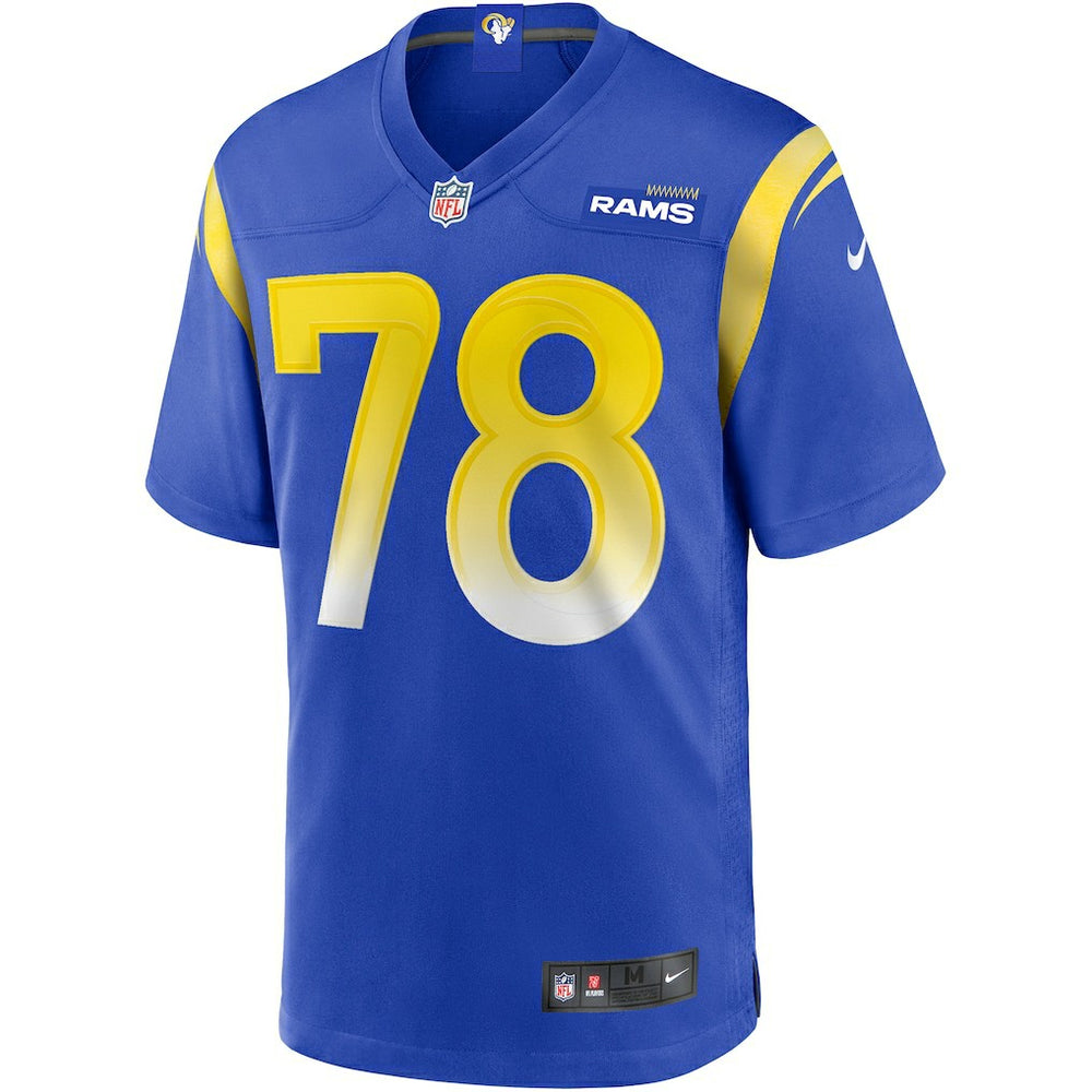 Jackie Slater  Game Retired Player Jersey - Los Angeles Rams Jerseys