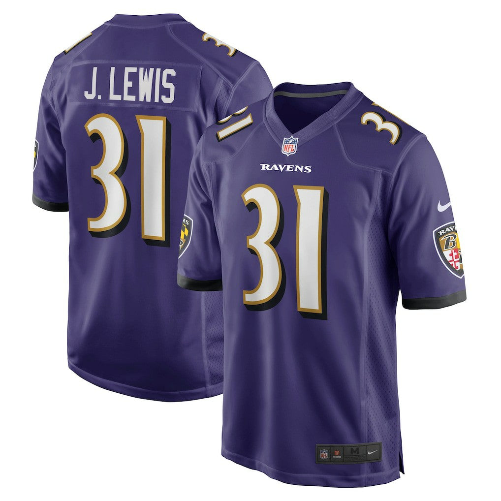 Jamal Lewis  Game Retired Player Jersey - Baltimore Ravens Jerseys
