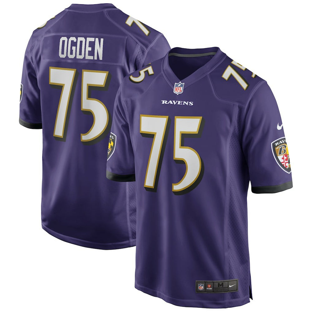 Jonathan Ogden  Game Retired Player Jersey - Baltimore Ravens Jerseys