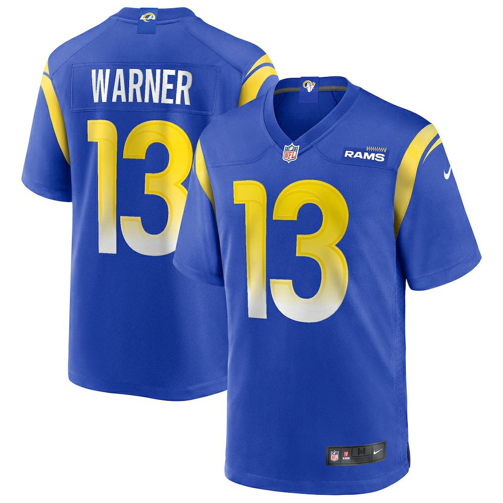 Kurt Warner  Game Retired Player Jersey - Los Angeles Rams Jerseys
