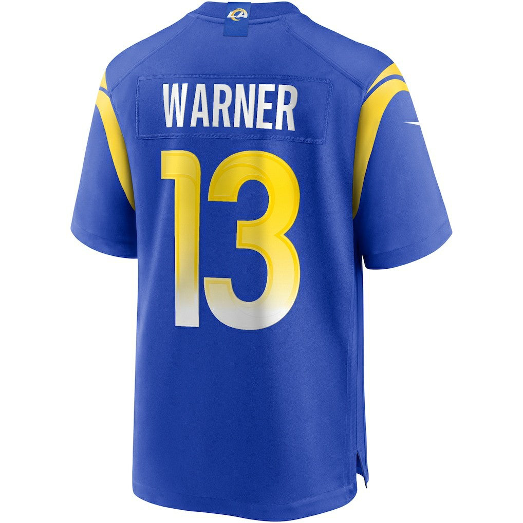 Kurt Warner  Game Retired Player Jersey - Los Angeles Rams Jerseys