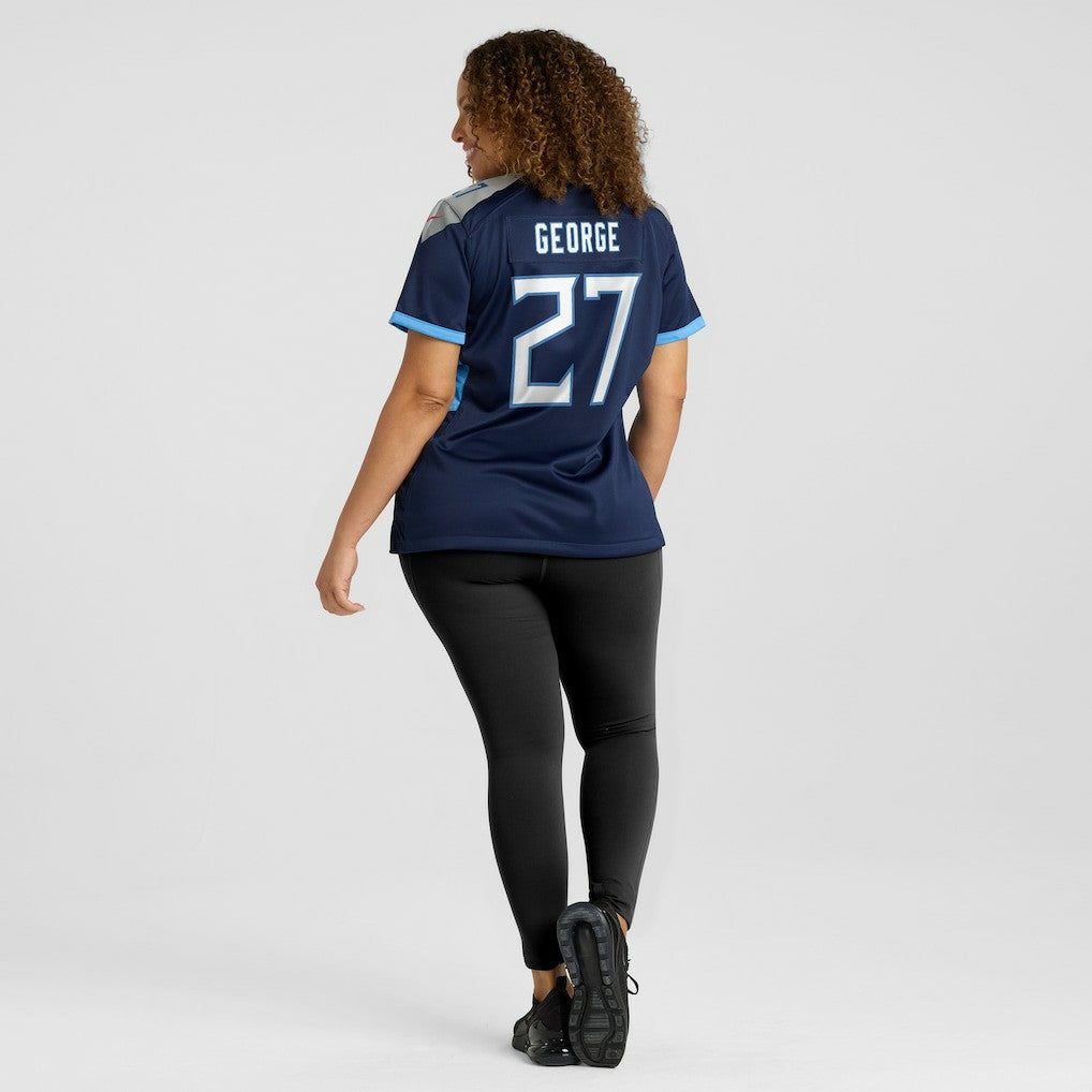 Eddie George  Women's Game Retired Player Jersey - Tennessee Titans Jerseys
