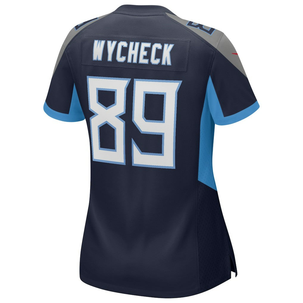 Frank Wycheck  Women's Game Retired Player Jersey - Tennessee Titans Jerseys