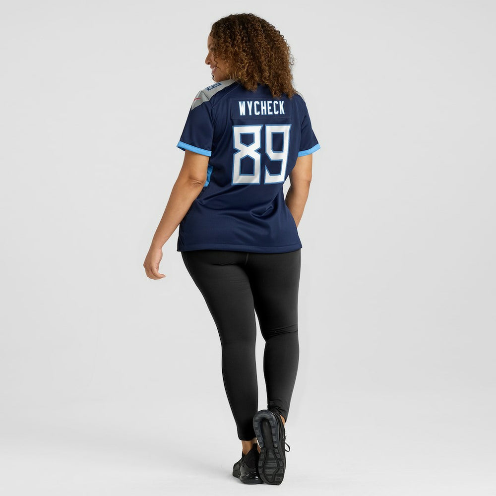 Frank Wycheck  Women's Game Retired Player Jersey - Tennessee Titans Jerseys