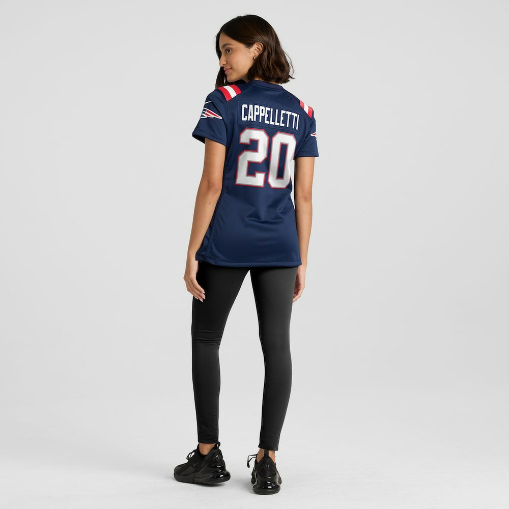 Gino Cappelletti  Women's Game Retired Player Jersey - New England Patriots Jerseys