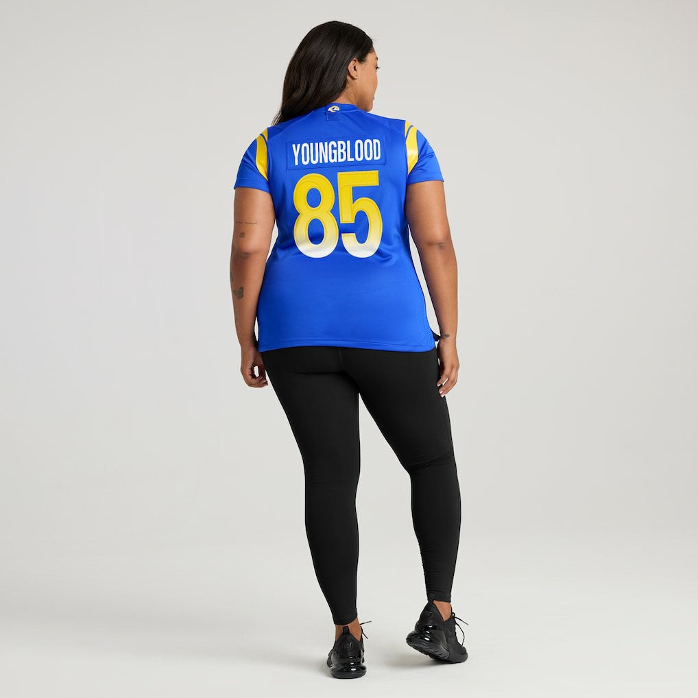 Jack Youngblood  Women's Game Retired Player Jersey - Los Angeles Rams Jerseys