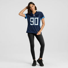 Jevon Kearse  Women's Game Retired Player Jersey - Tennessee Titans Jerseys