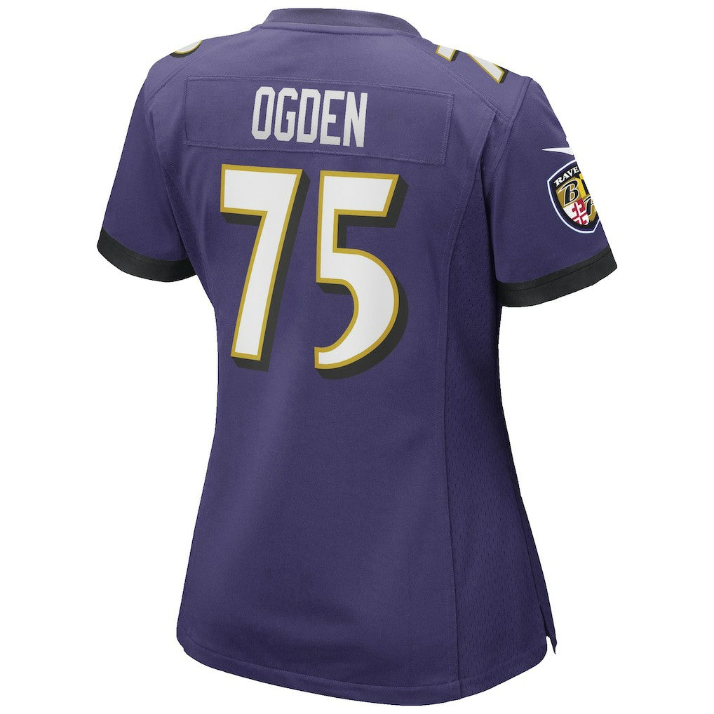 Jonathan Ogden  Women's Game Retired Player Jersey - Baltimore Ravens Jerseys