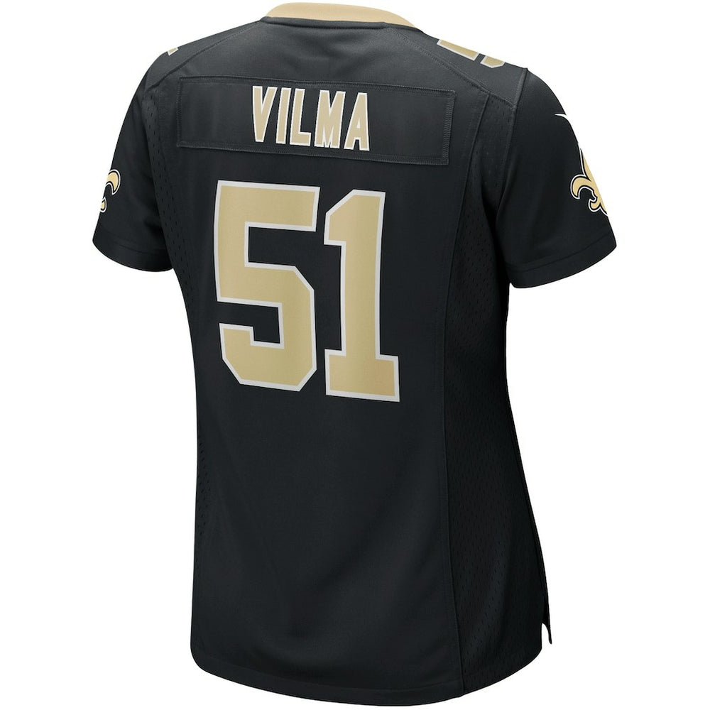 Jonathan Vilma  Women's Game Retired Player Jersey - New Orleans Saints Jerseys