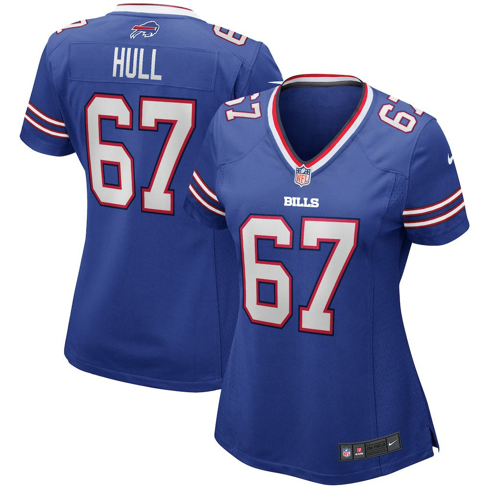 Kent Hull  Women's Game Retired Player Jersey - Buffalo Bills Jerseys