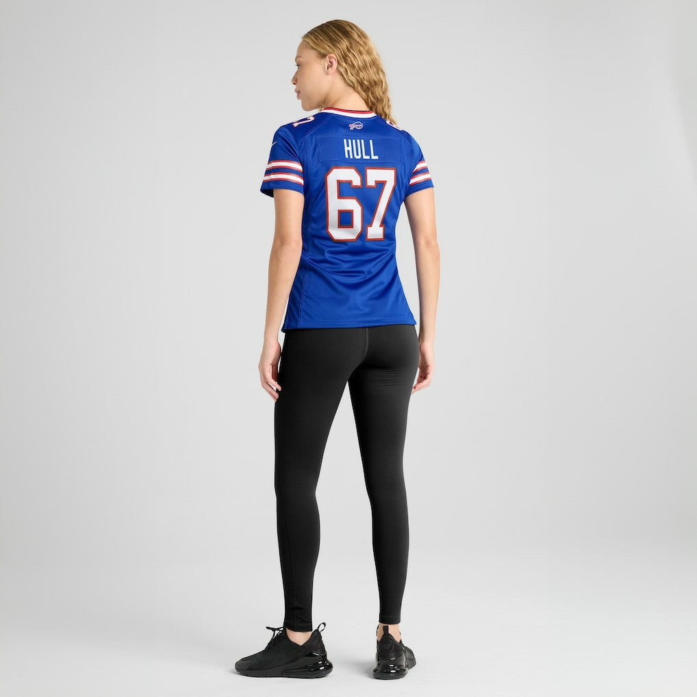 Kent Hull  Women's Game Retired Player Jersey - Buffalo Bills Jerseys