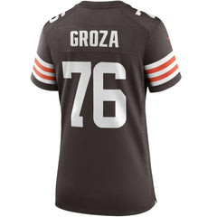 Lou Groza  Women's Game Retired Player Jersey - Cleveland Browns Jerseys