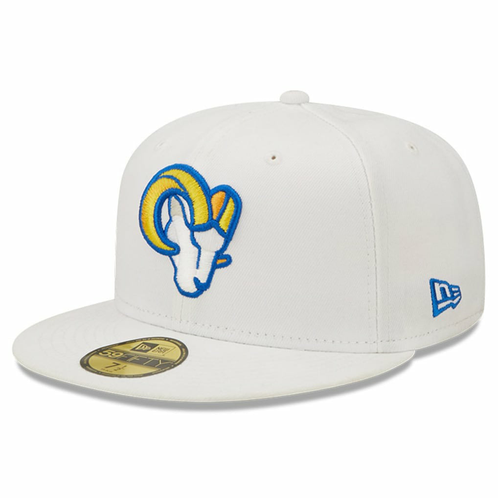 Omaha Ram Head 59FIFTY Fitted Hat - Los Angeles Rams Hats