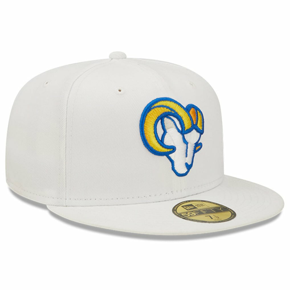 Omaha Ram Head 59FIFTY Fitted Hat - Los Angeles Rams Hats
