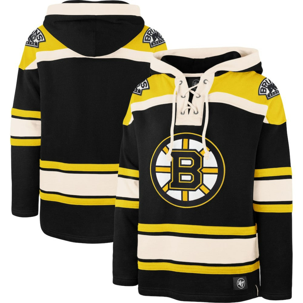 NHL Boston Bruins '47 Superior Lacer Hoodie