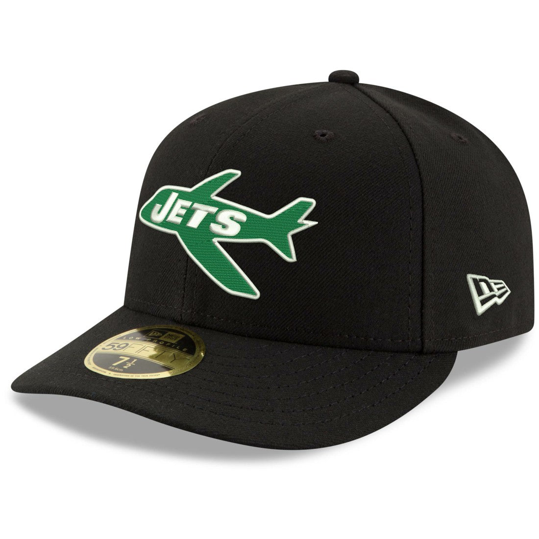 Omaha Throwback Low Profile 59FIFTY Fitted Hat - New York Jets Hats