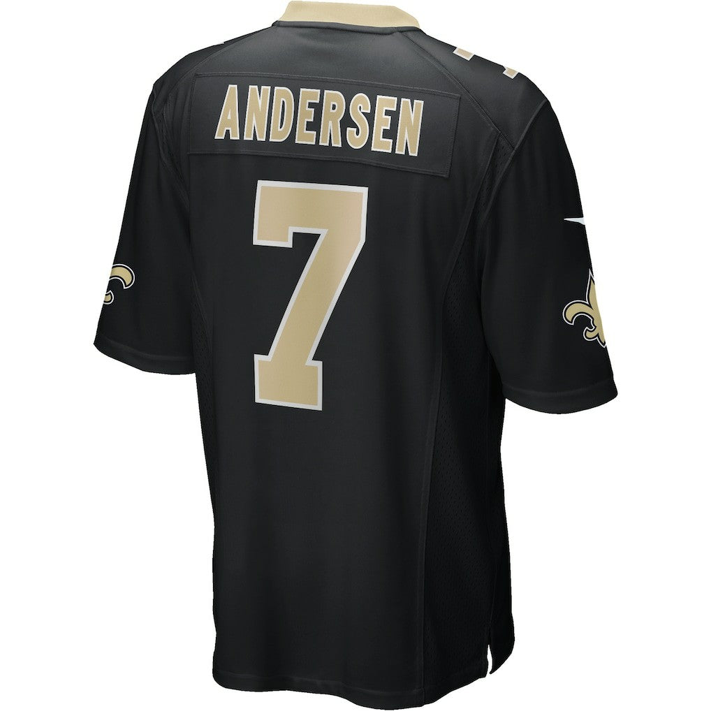 Morten Andersen  Game Retired Player Jersey - New Orleans Saints Jerseys