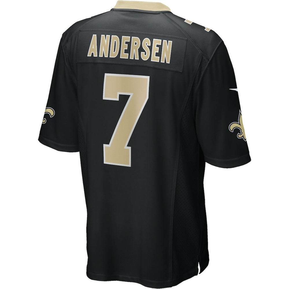 Morten Andersen  Game Retired Player Jersey - New Orleans Saints Jerseys