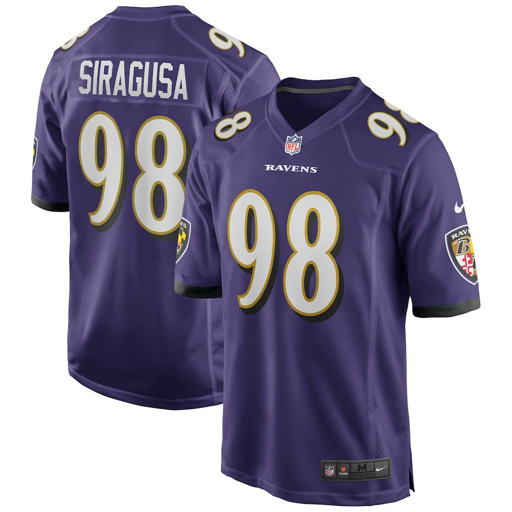 Tony Siragusa  Game Retired Player Jersey - Baltimore Ravens Jerseys