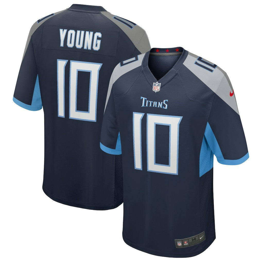Vince Young  Game Retired Player Jersey - Tennessee Titans Jerseys