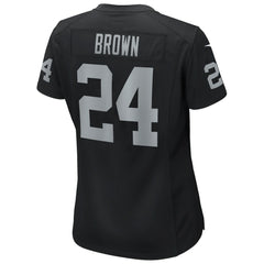 Willie Brown  Women's Game Retired Player Jersey - Las Vegas Raiders Jerseys