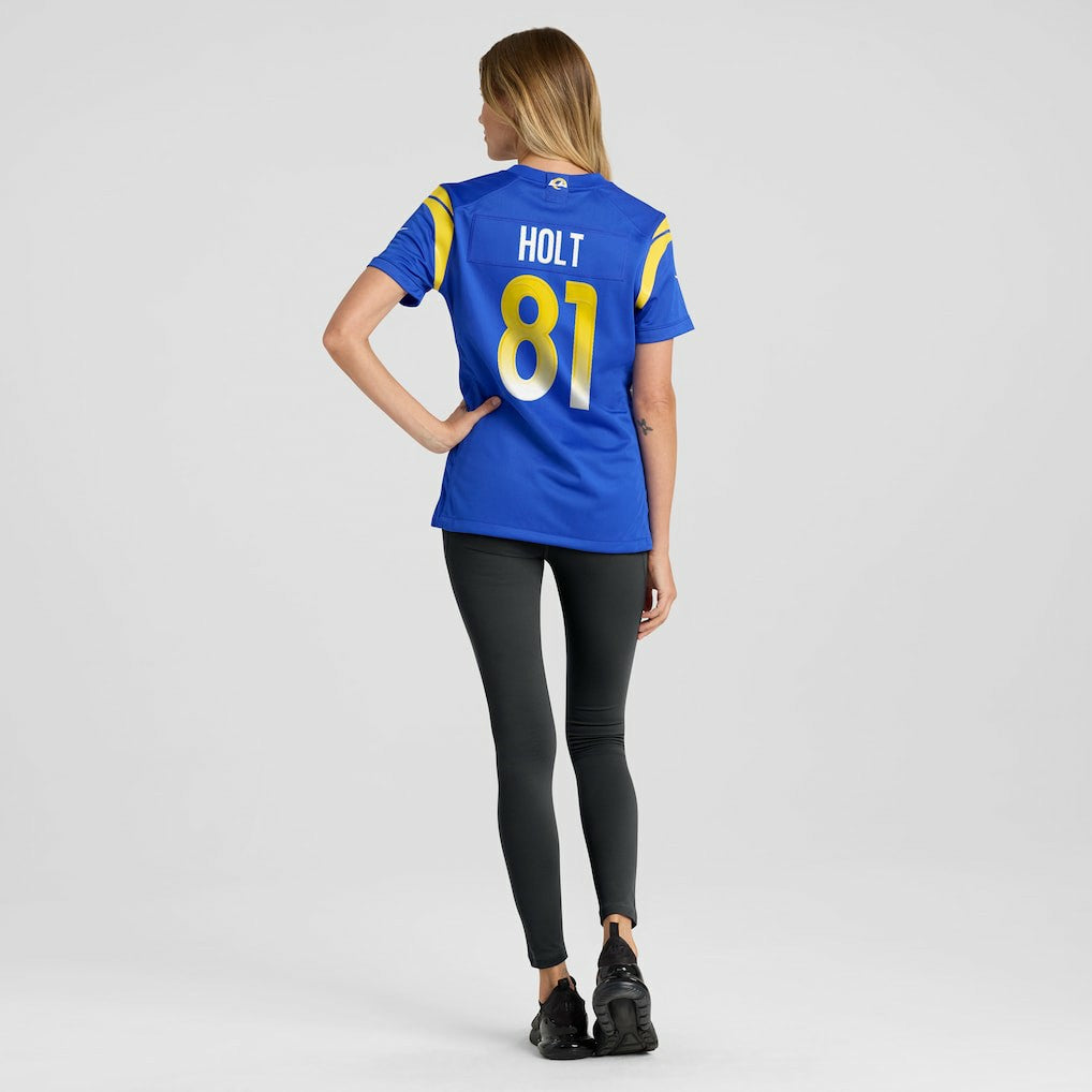 Torry Holt  Women's Game Retired Player Jersey - Los Angeles Rams Jerseys