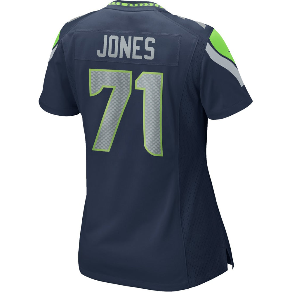 Walter Jones  Women's Game Retired Player Jersey - Seattle Seahawks Jerseys
