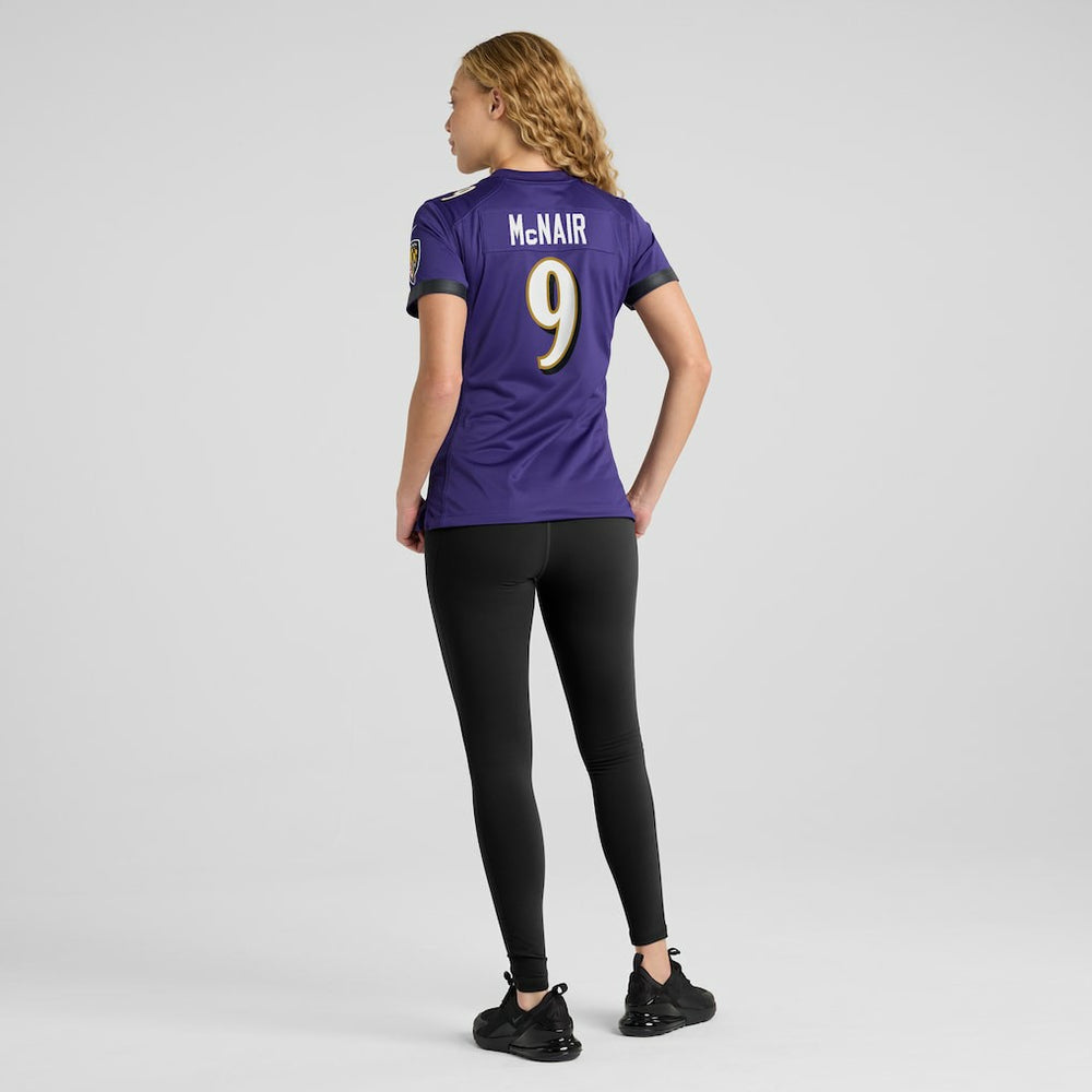 Steve McNair  Women's Game Retired Player Jersey - Baltimore Ravens Jerseys