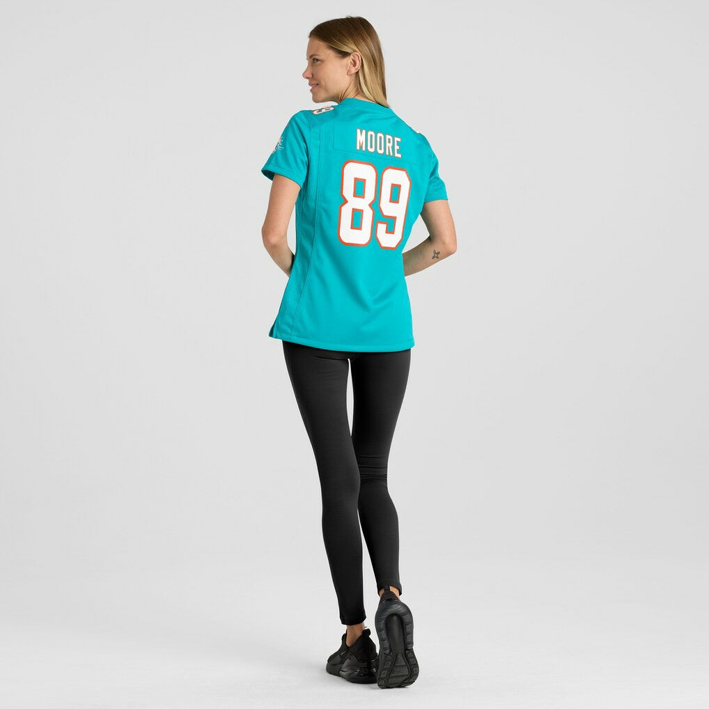Nat Moore  Women's Game Retired Player Jersey - Miami Dolphins Jerseys