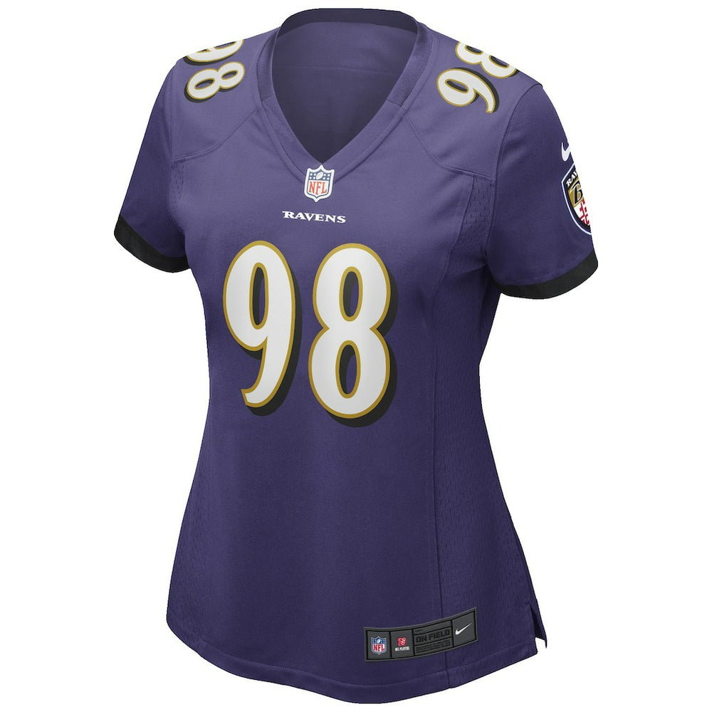 Tony Siragusa  Women's Game Retired Player Jersey - Baltimore Ravens Jerseys