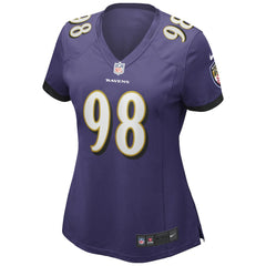 Tony Siragusa  Women's Game Retired Player Jersey - Baltimore Ravens Jerseys