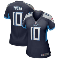 Vince Young  Women's Game Retired Player Jersey - Tennessee Titans Jerseys