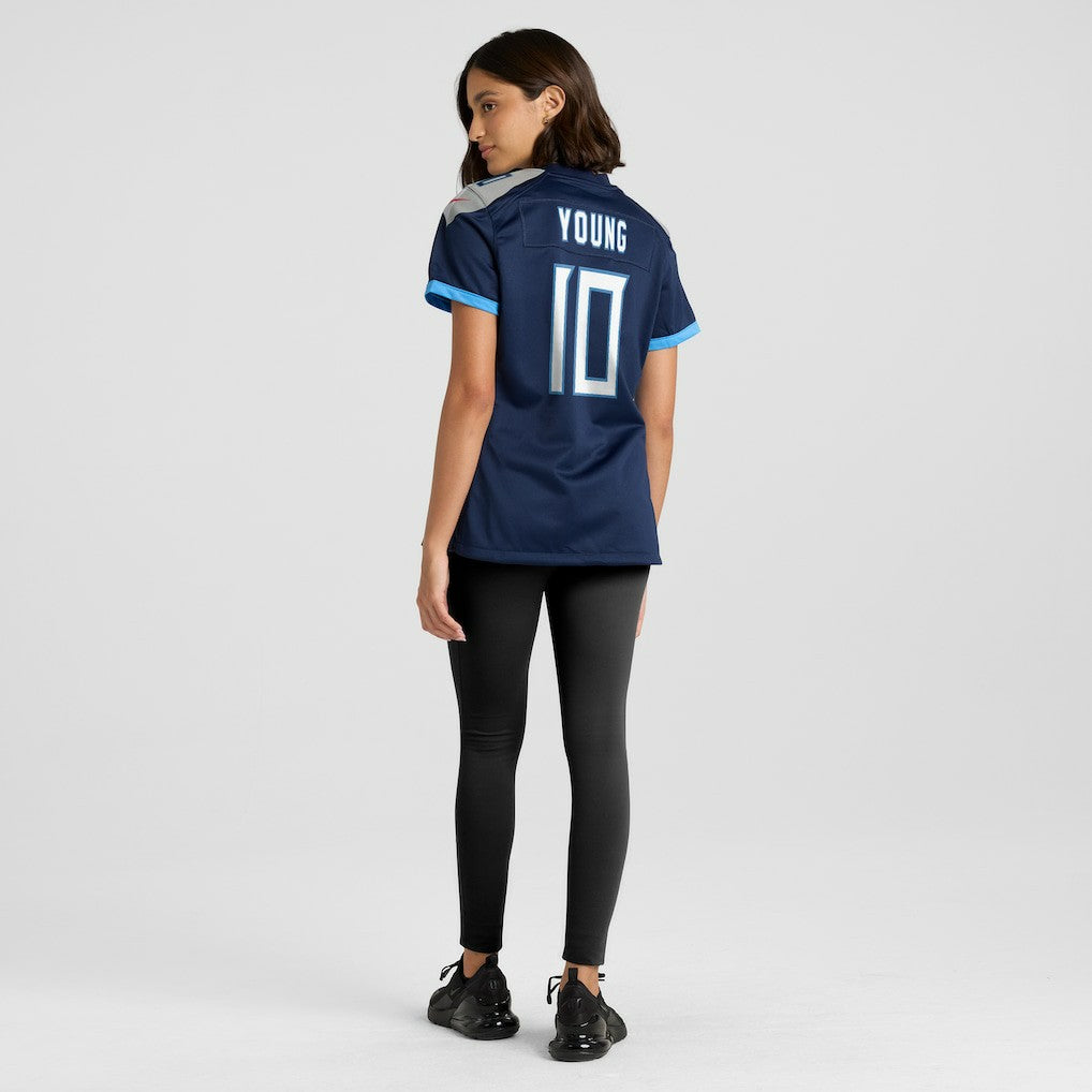 Vince Young  Women's Game Retired Player Jersey - Tennessee Titans Jerseys