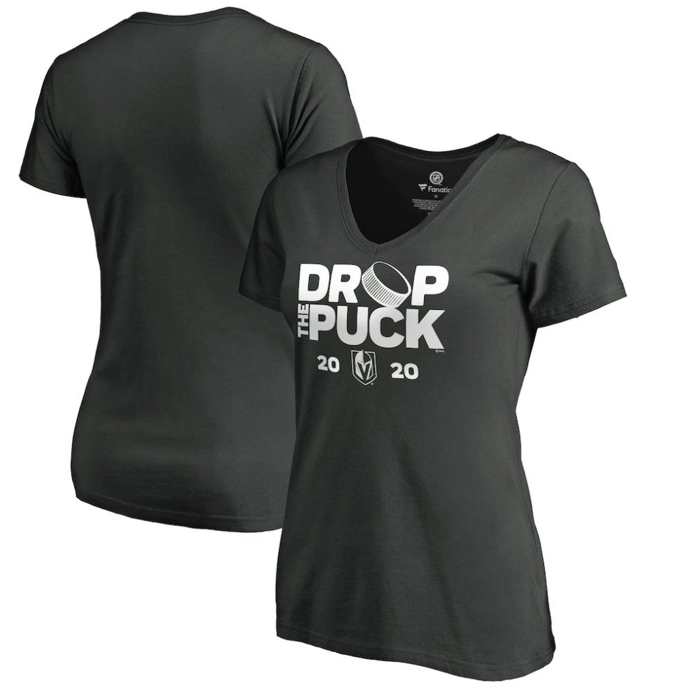 NHL Vegas Golden Knights Women's Drop the Puck V-Neck T-Shirt