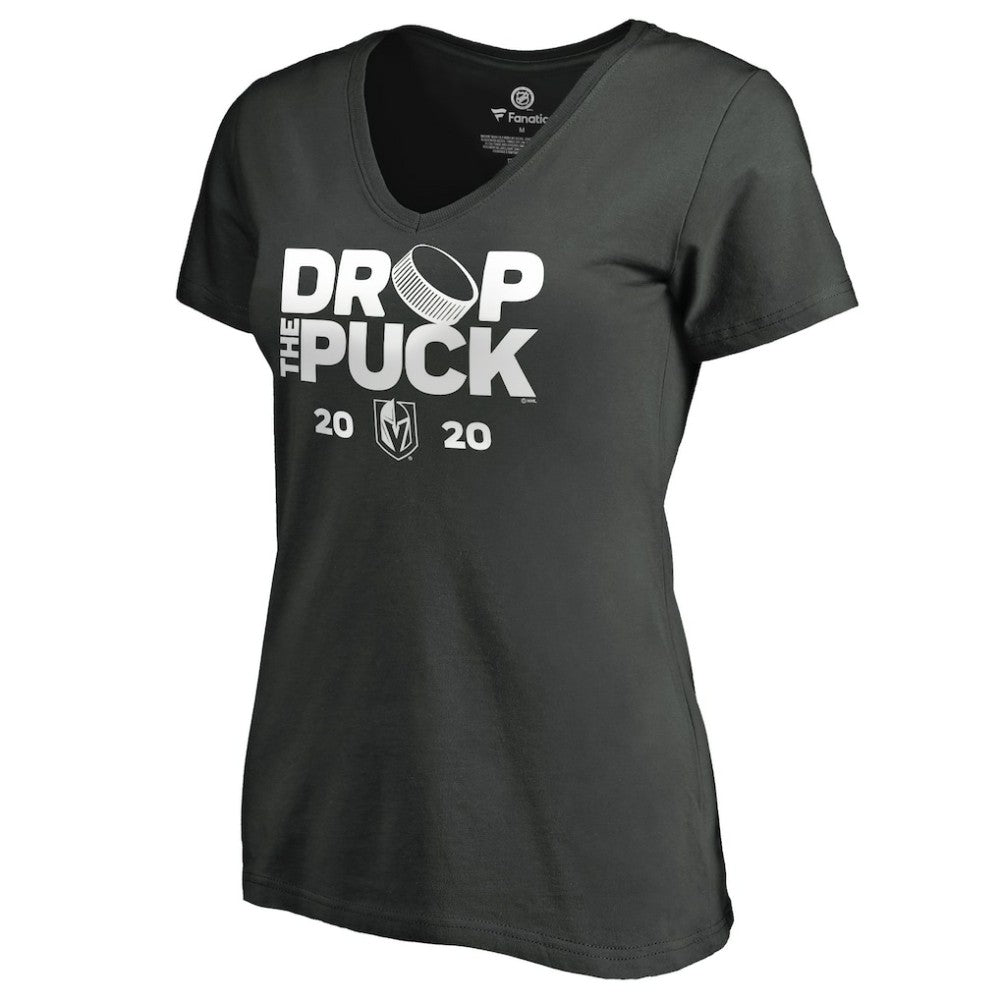 NHL Vegas Golden Knights Women's Drop the Puck V-Neck T-Shirt