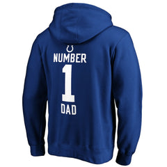 #1 Dad Pullover Hoodie - Indianapolis Colts Hoodies