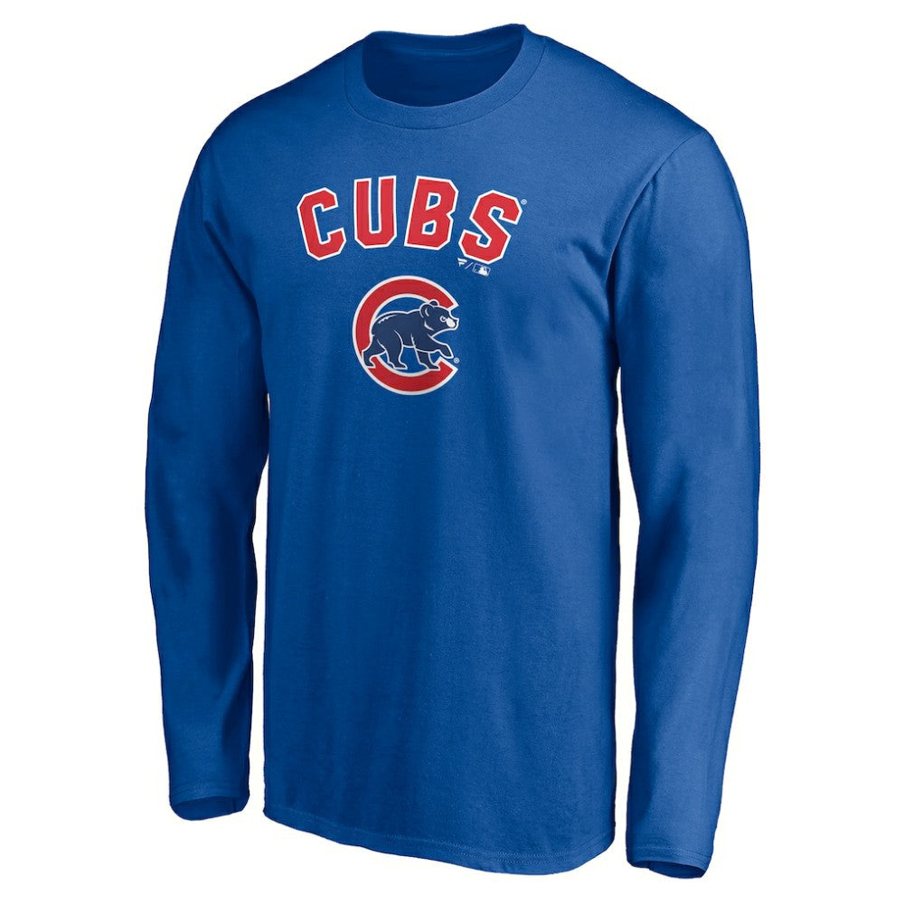 Royal Chicago Cubs Personalized Winning Streak Name & Number Long Sleeve T-Shirt