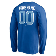 Royal Kansas City Royals Personalized Winning Streak Name & Number Long Sleeve T-Shirt