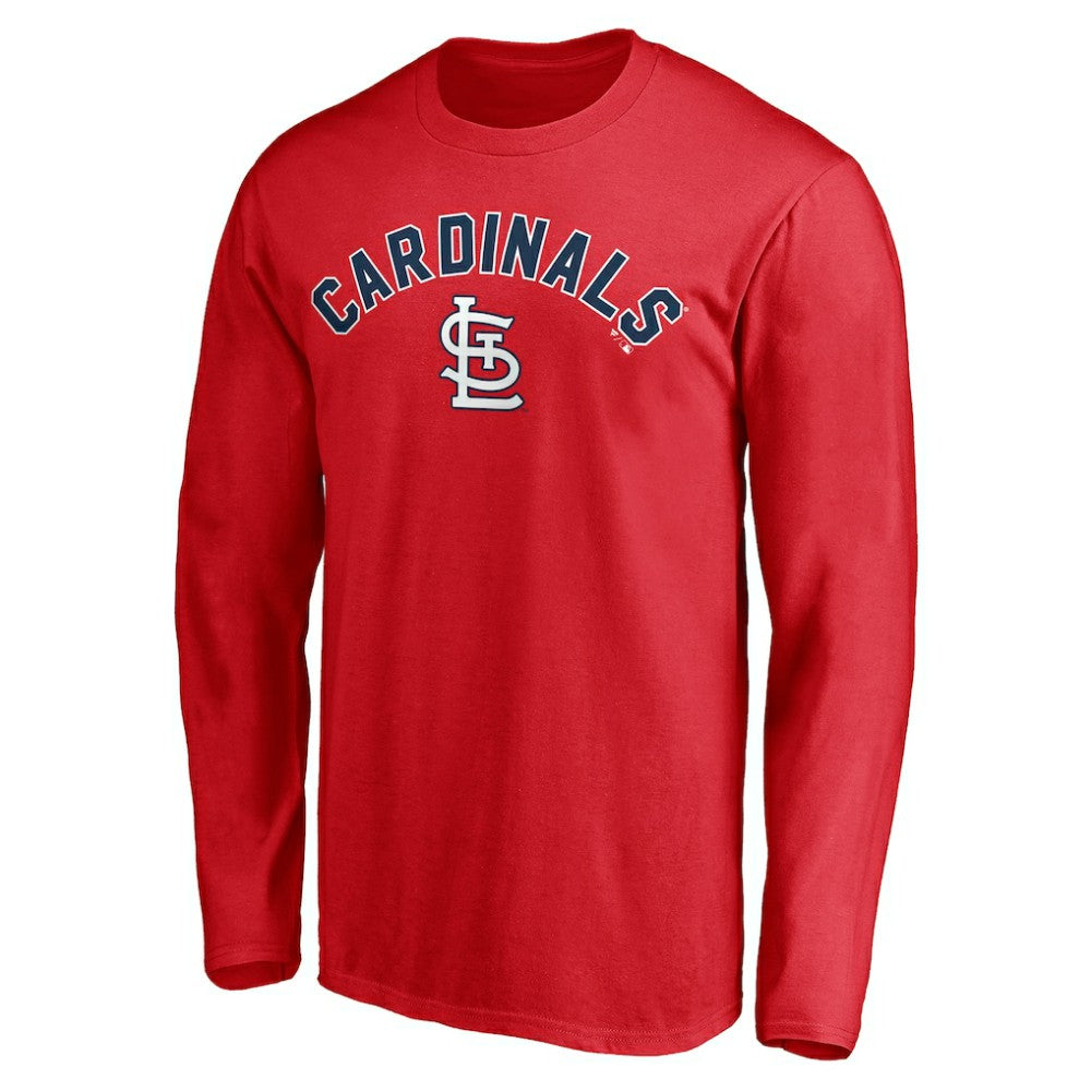 Red St. Louis Cardinals Personalized Winning Streak Name & Number Long Sleeve T-Shirt
