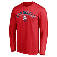 Red St. Louis Cardinals Personalized Winning Streak Name & Number Long Sleeve T-Shirt