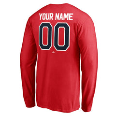 Red St. Louis Cardinals Personalized Winning Streak Name & Number Long Sleeve T-Shirt