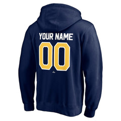 Navy Milwaukee Brewers Personalized Winning Streak Name & Number Pullover Hoodie