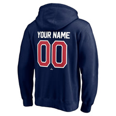 Navy Minnesota Twins Personalized Winning Streak Name & Number Pullover Hoodie