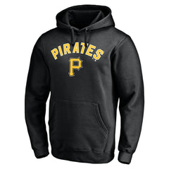 Black Pittsburgh Pirates Personalized Winning Streak Name & Number Pullover Hoodie