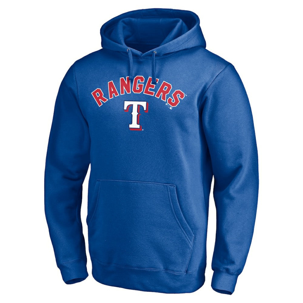 Royal Texas Rangers Personalized Winning Streak Name & Number Pullover Hoodie