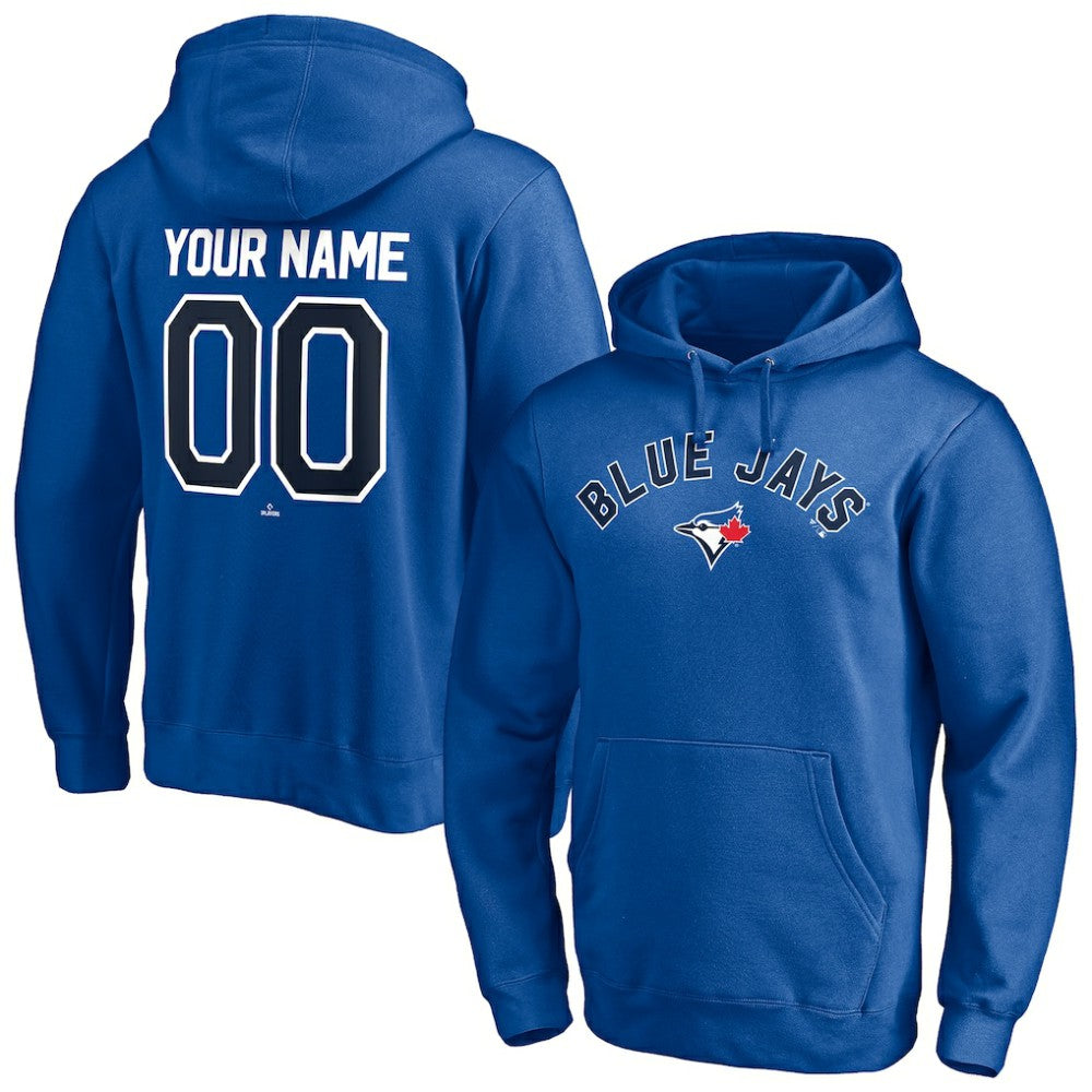 Royal Toronto Blue Jays Personalized Winning Streak Name & Number Pullover Hoodie